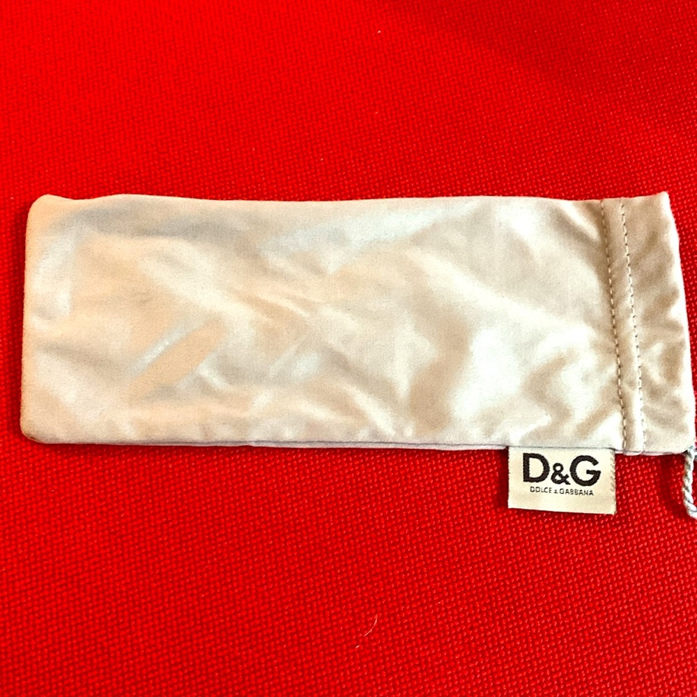 Made in 🇮🇹Vintage D&G Sunglasses Case and Cloth/Bag Vintage - Picture 5 of 6